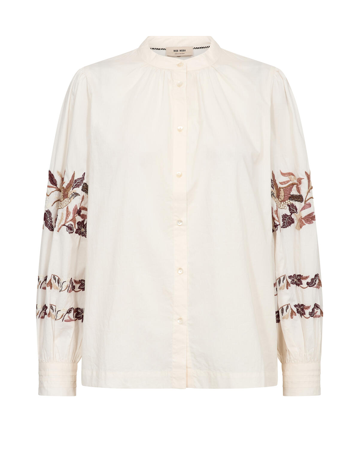 Notto Embroid skjorte - Ecru